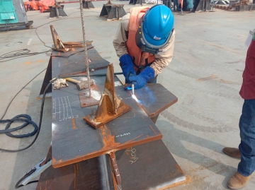 Welding and Cutting Work of Grillage and Sea fastening Project