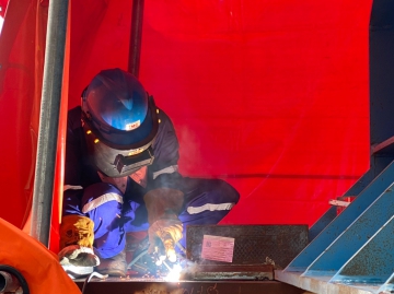 Welding and Cutting Work of Grillage and Sea fastening Project