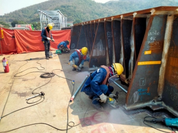 Welding and Cutting Work of Grillage and Sea fastening Project