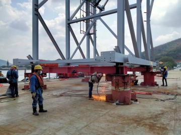 Welding and Cutting Work of Grillage and Sea fastening Project