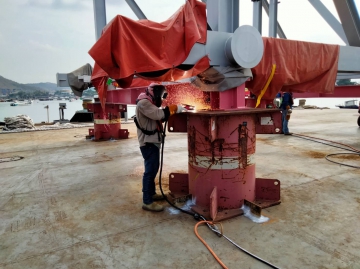 Welding and Cutting Work of Grillage and Sea fastening Project