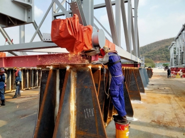 Welding and Cutting Work of Grillage and Sea fastening Project