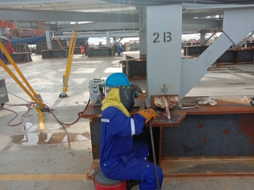 Welding and Cutting Work of Grillage and Sea fastening Project