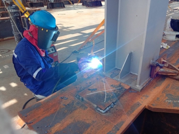 Welding and Cutting Work of Grillage and Sea fastening Project