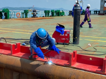 Welding and Cutting Work of Grillage and Sea fastening Project