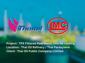 TPX Filtered Raw Water Line Re-routing — ภาพที่ 1