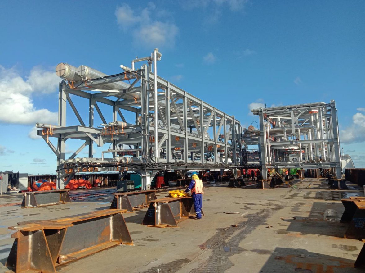 Welding and Cutting Work of Grillage and Sea fastening Project — ภาพที่ 71