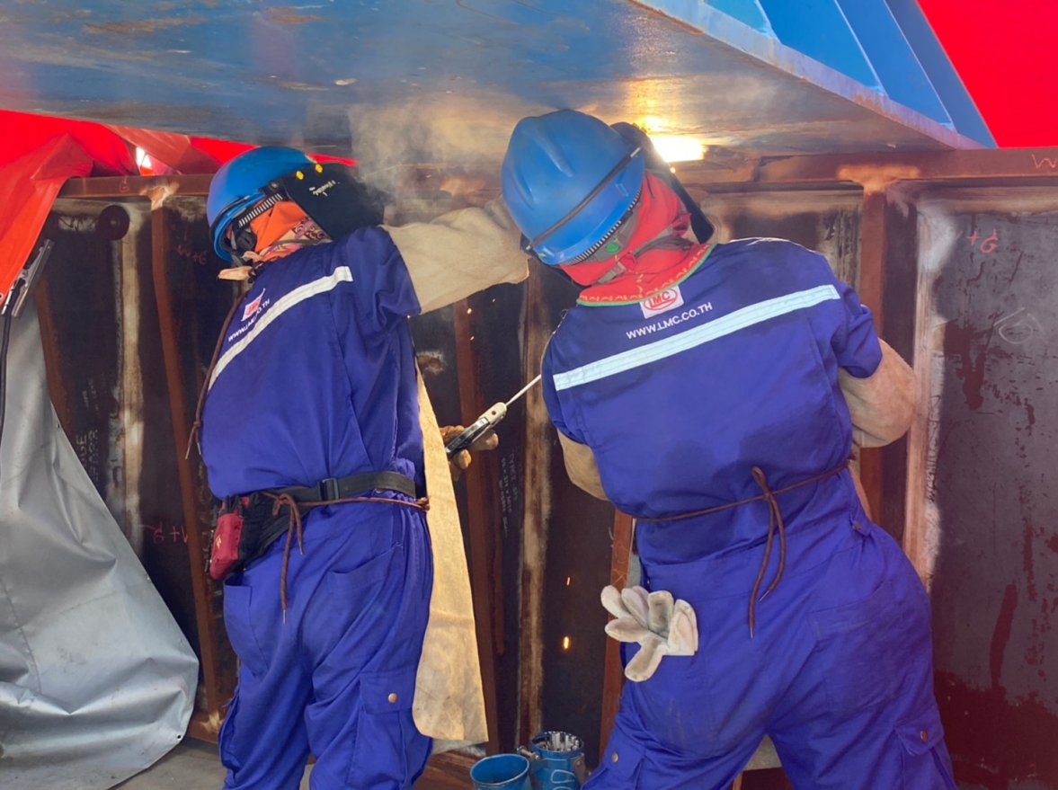 Welding and Cutting Work of Grillage and Sea fastening Project — ภาพที่ 69