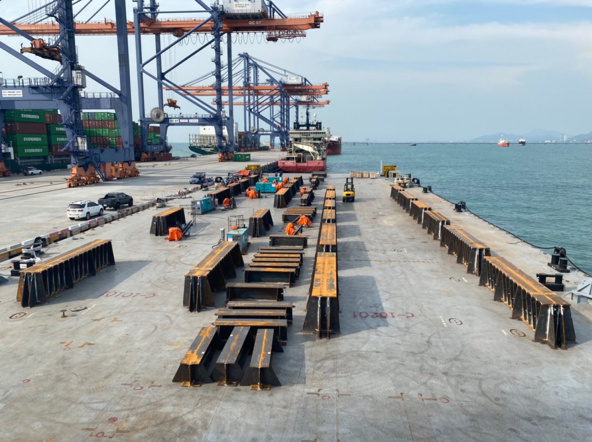 Welding and Cutting Work of Grillage and Sea fastening Project — ภาพที่ 110