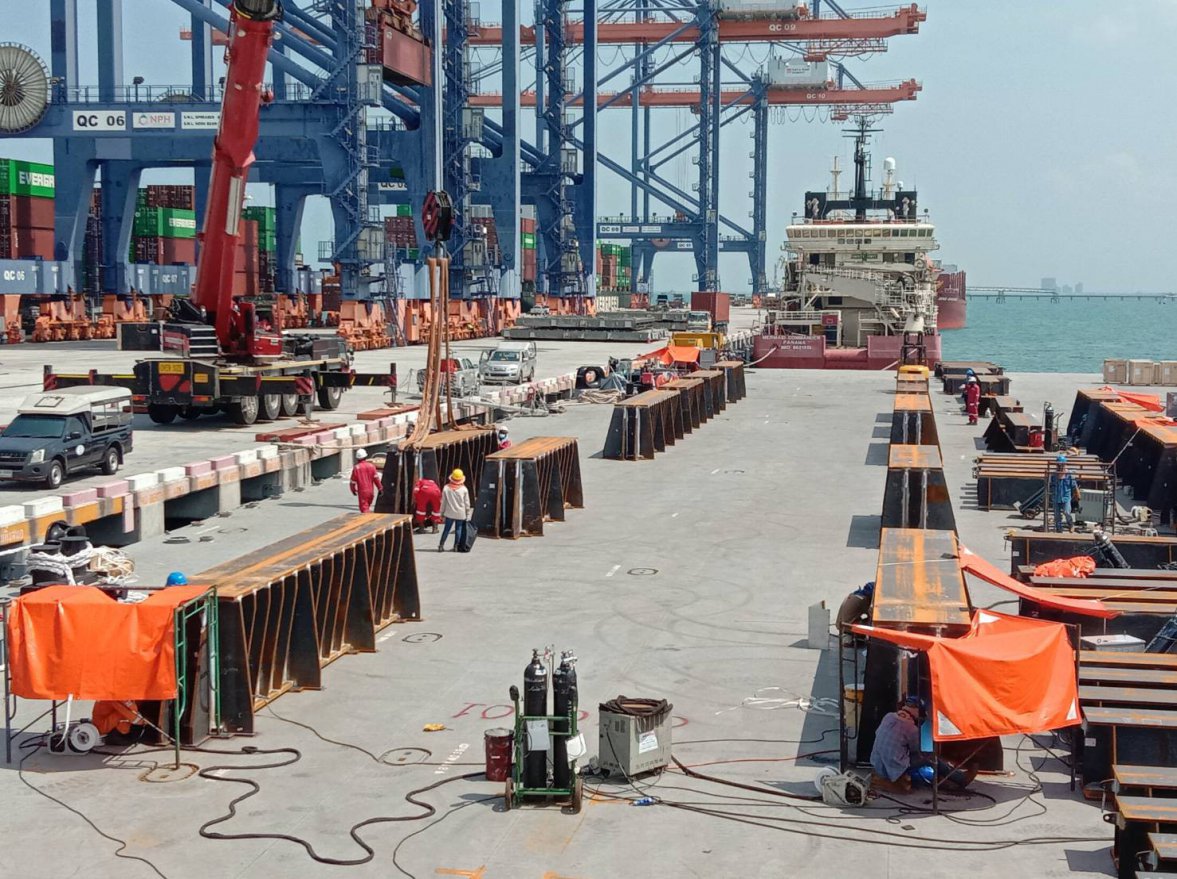 Welding and Cutting Work of Grillage and Sea fastening Project — ภาพที่ 111