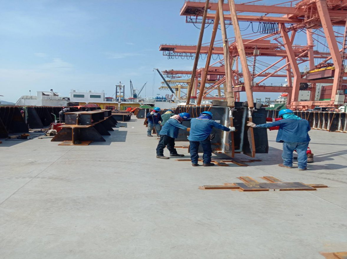 Welding and Cutting Work of Grillage and Sea fastening Project — ภาพที่ 113