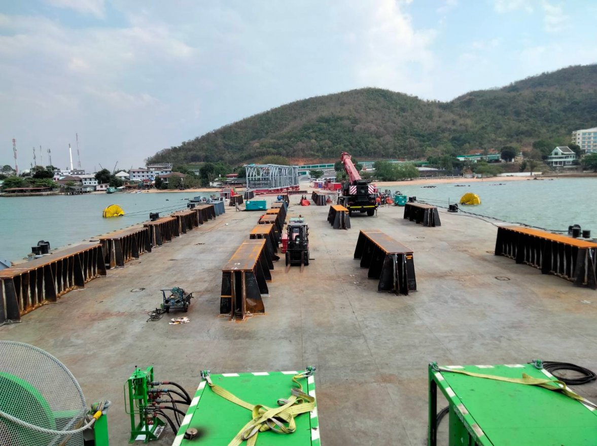 Welding and Cutting Work of Grillage and Sea fastening Project — ภาพที่ 123