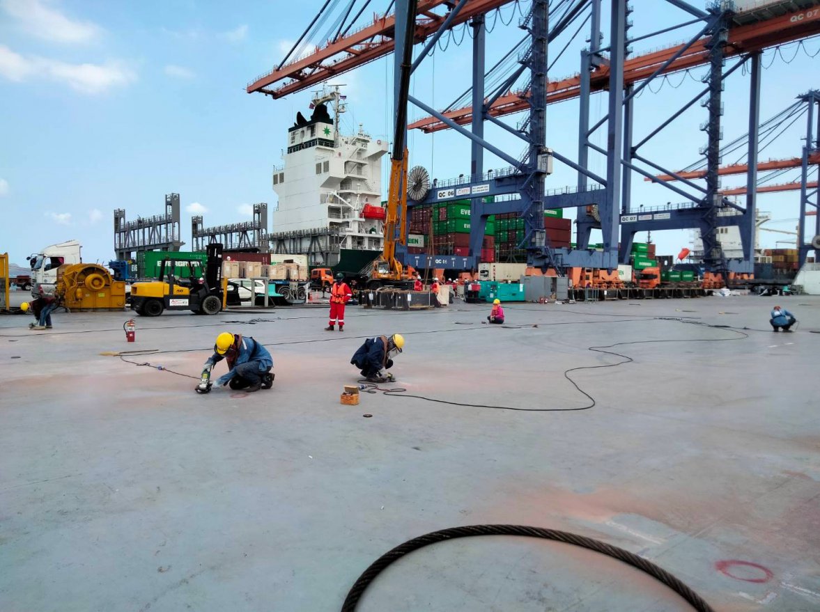 Welding and Cutting Work of Grillage and Sea fastening Project — ภาพที่ 120