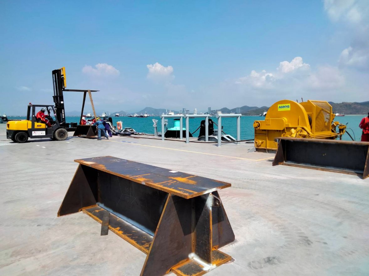 Welding and Cutting Work of Grillage and Sea fastening Project — ภาพที่ 118