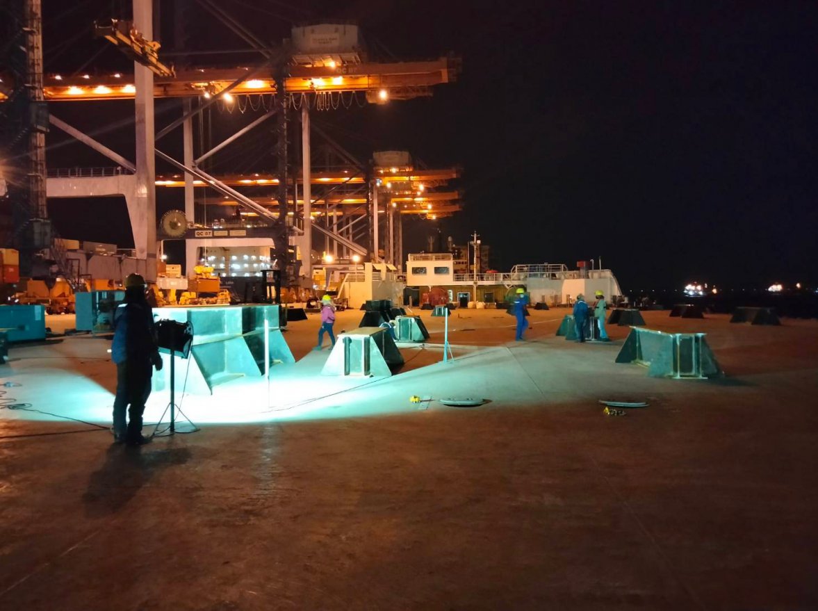 Welding and Cutting Work of Grillage and Sea fastening Project — ภาพที่ 117