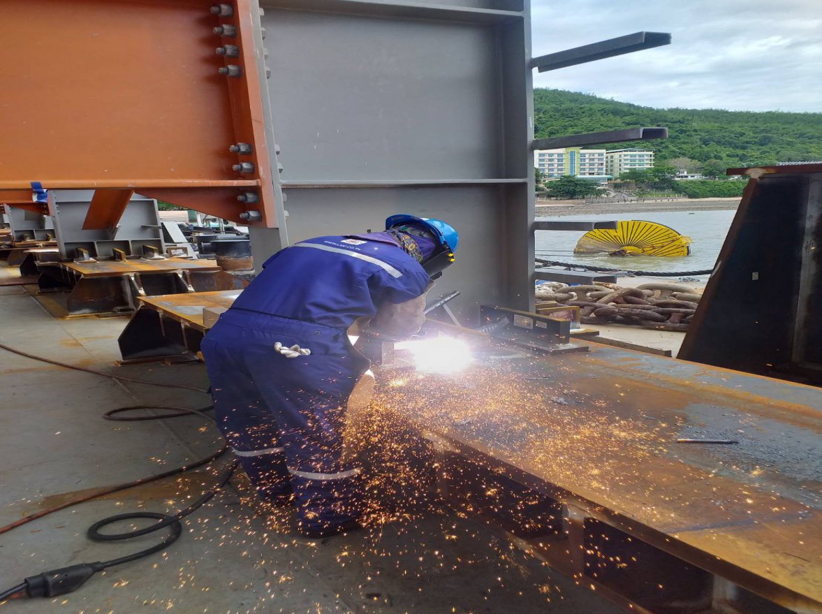 Welding and Cutting Work of Grillage and Sea fastening Project — ภาพที่ 62