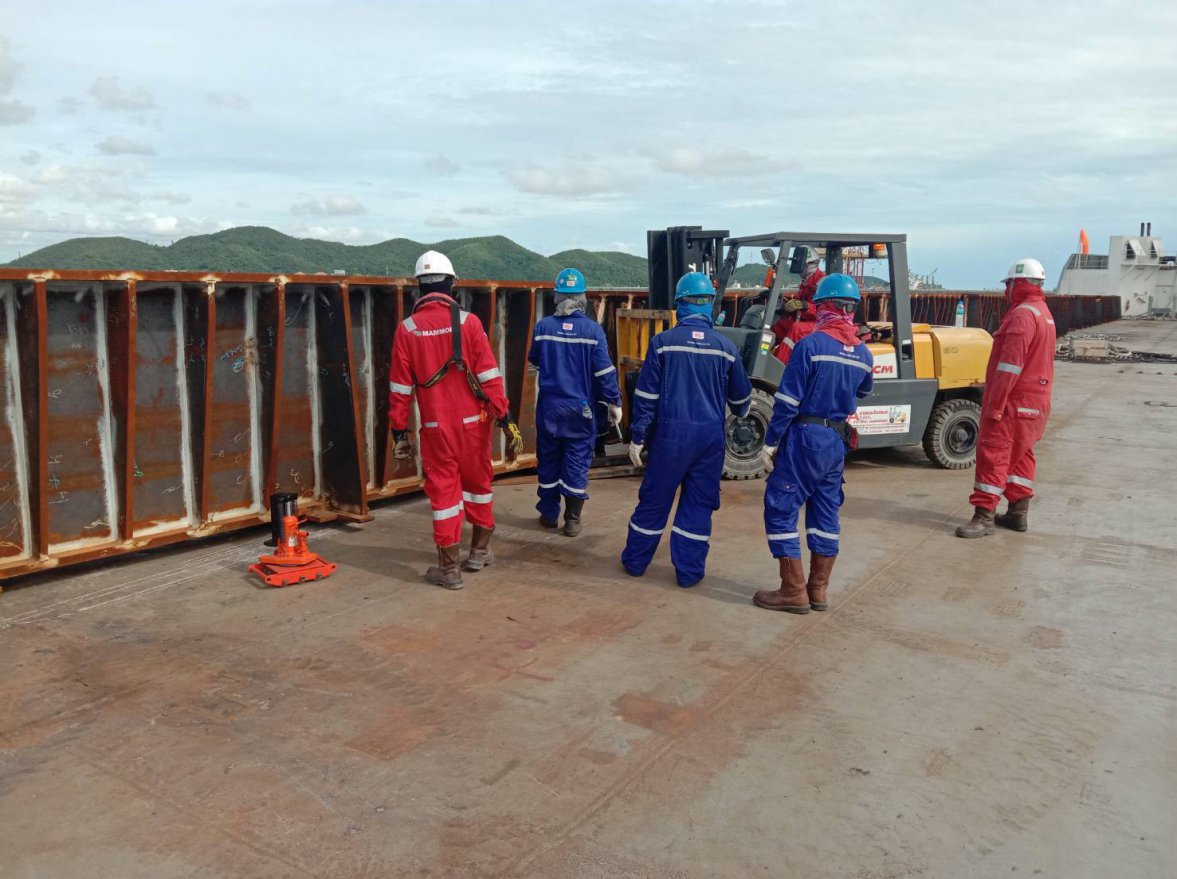 Welding and Cutting Work of Grillage and Sea fastening Project — ภาพที่ 61