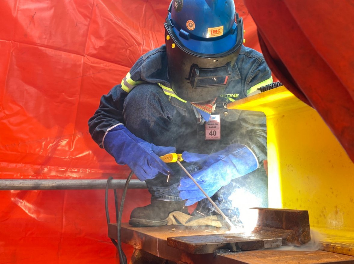 Welding and Cutting Work of Grillage and Sea fastening Project — ภาพที่ 53