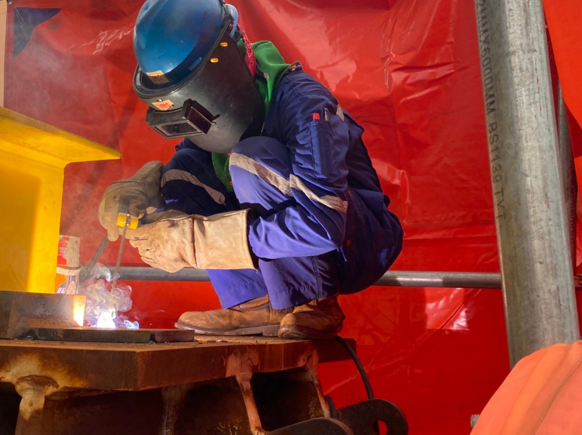 Welding and Cutting Work of Grillage and Sea fastening Project — ภาพที่ 52