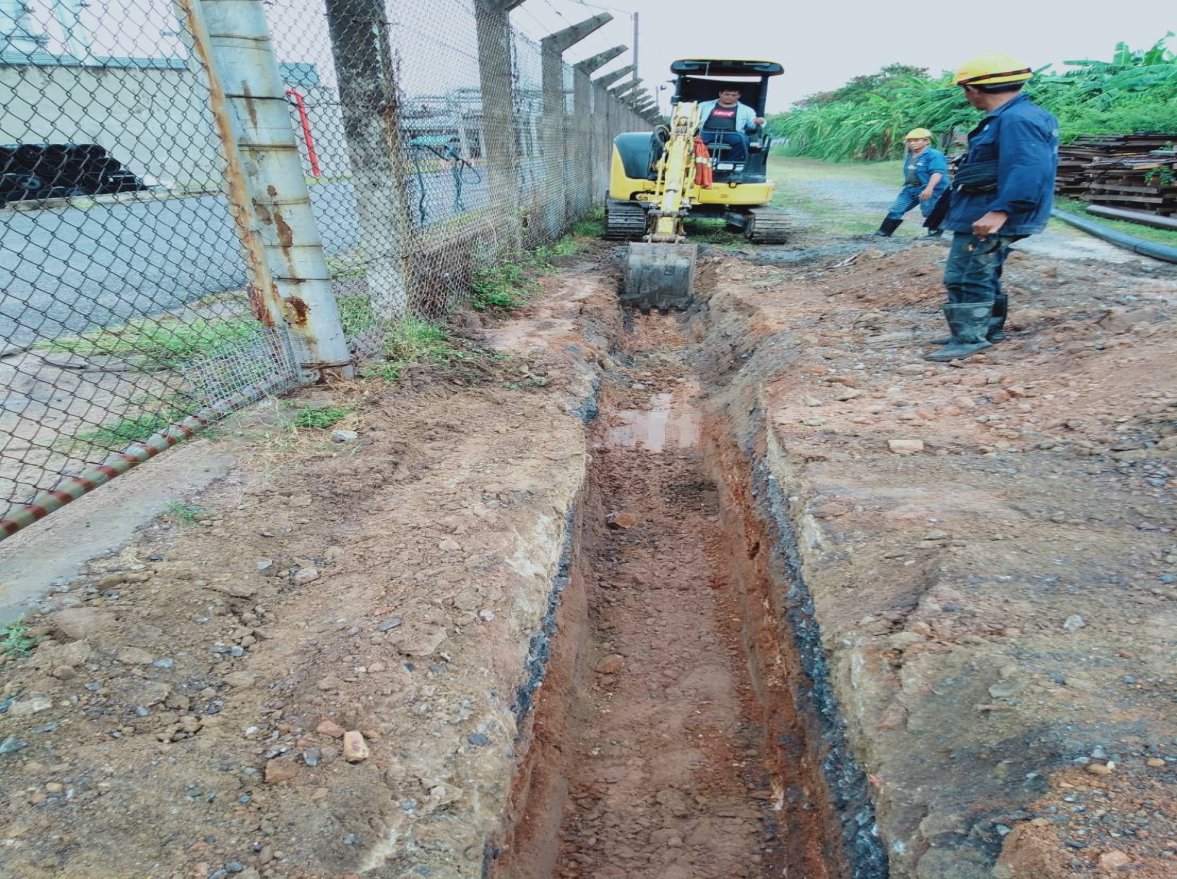 Install HDPE Water Line for Tranfer water from Temporary pound to T-13004-5 at T-COT Area — ภาพที่ 18