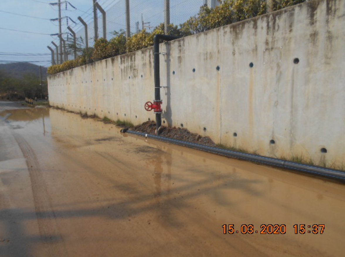 Install HDPE Water Line for Tranfer water from Temporary pound to T-13004-5 at T-COT Area — ภาพที่ 4