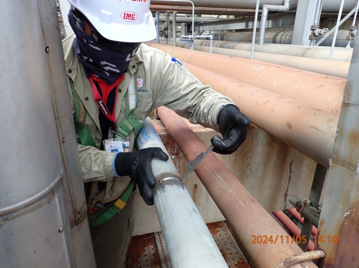 N2 Supply line to R-9501 R-9502 — ภาพที่ 1