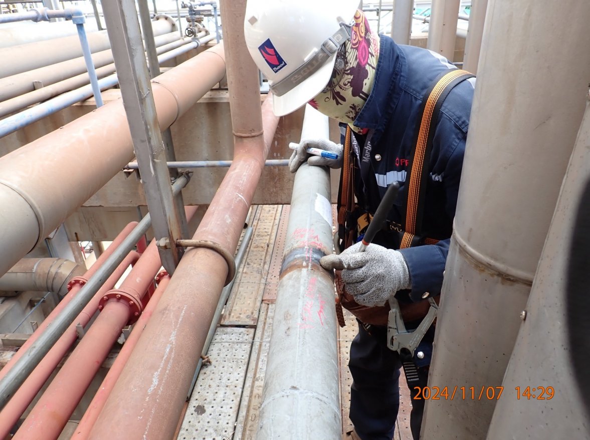 N2 Supply line to R-9501 R-9502 — ภาพที่ 12