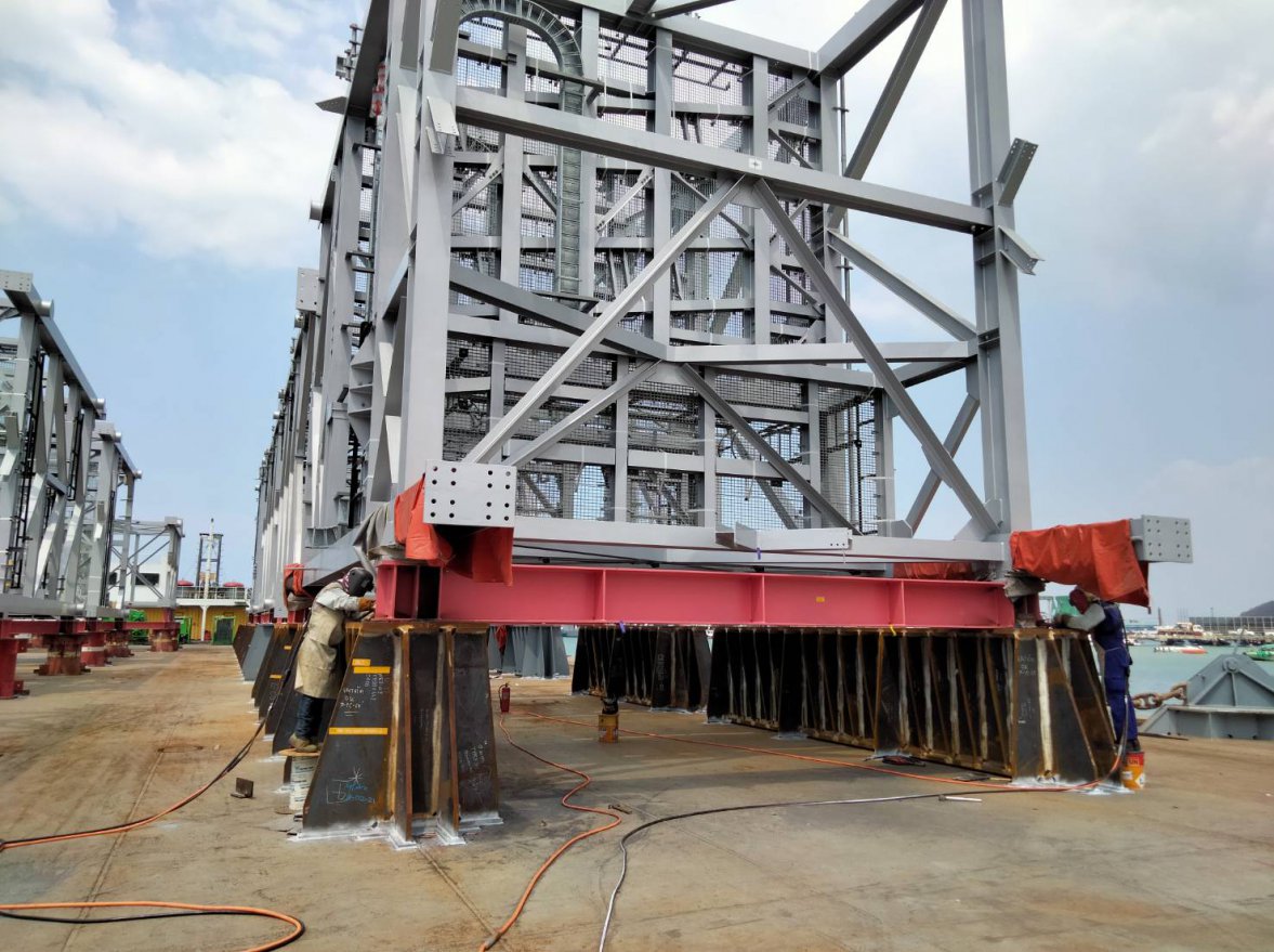 Welding and Cutting Work of Grillage and Sea fastening Project — ภาพที่ 135