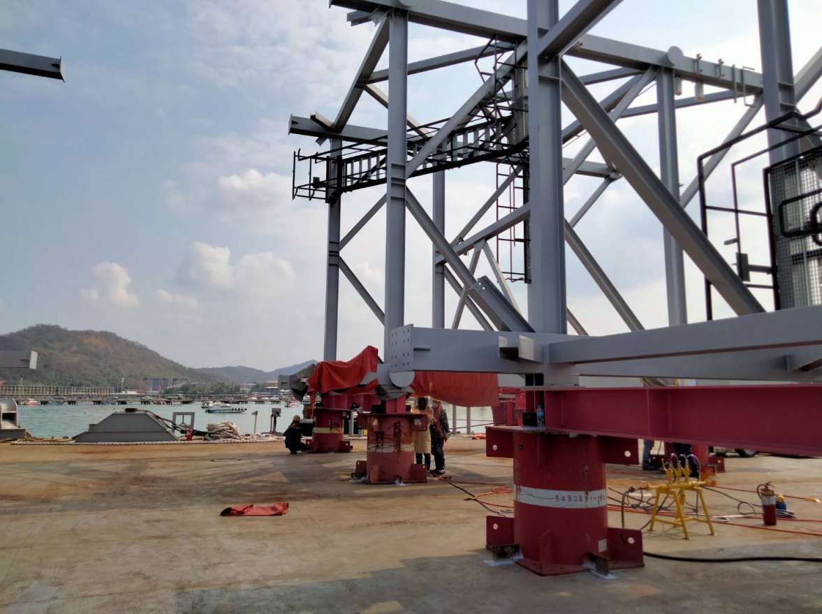Welding and Cutting Work of Grillage and Sea fastening Project — ภาพที่ 130