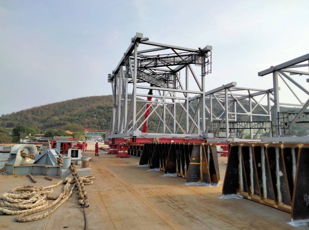 Welding and Cutting Work of Grillage and Sea fastening Project — ภาพที่ 127