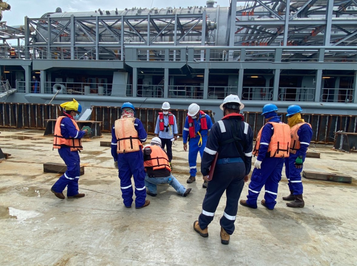 Welding and Cutting Work of Grillage and Sea fastening Project — ภาพที่ 84