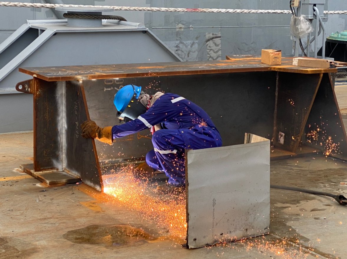 Welding and Cutting Work of Grillage and Sea fastening Project — ภาพที่ 83