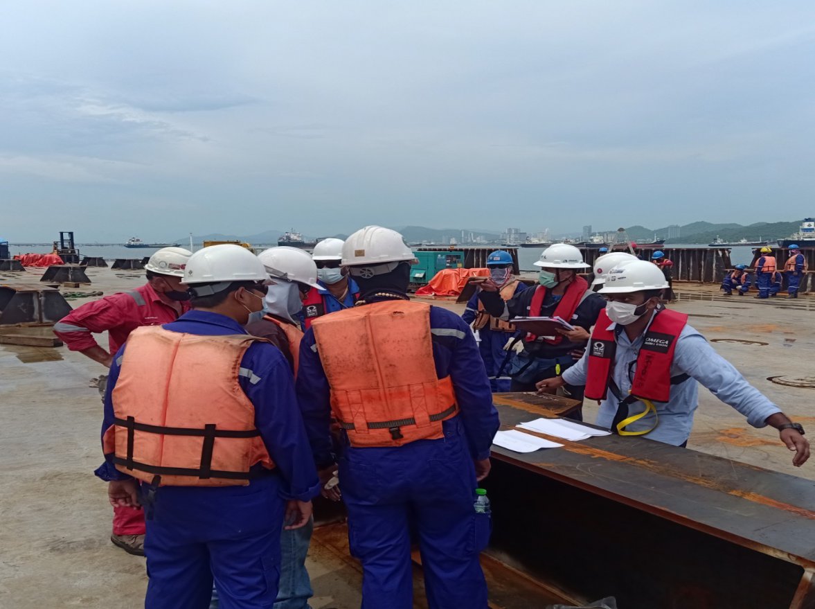 Welding and Cutting Work of Grillage and Sea fastening Project — ภาพที่ 85