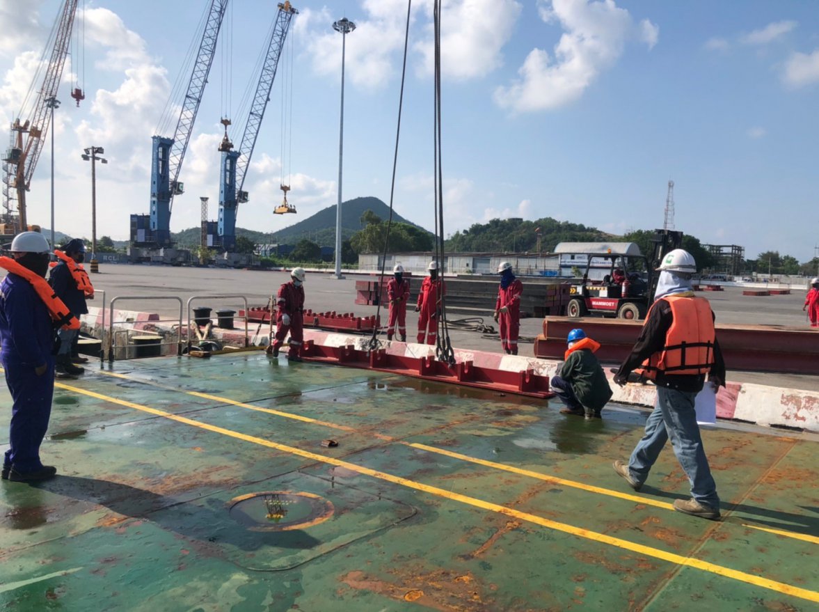 Welding and Cutting Work of Grillage and Sea fastening Project — ภาพที่ 98
