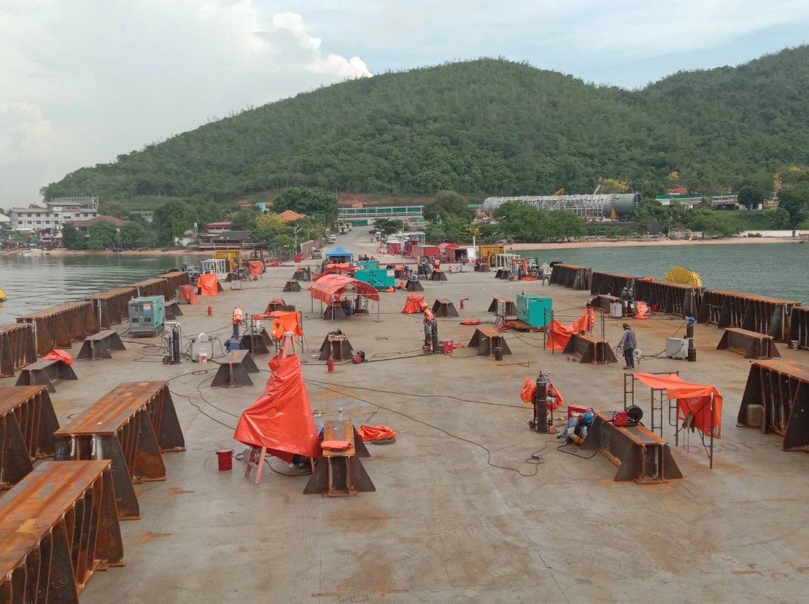 Welding and Cutting Work of Grillage and Sea fastening Project — ภาพที่ 94
